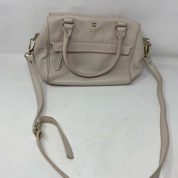 Kate Spade Grant Park Alida Shoulder Tote Wkru2640 In Moussfrost Taupe - Picture 10 of 16